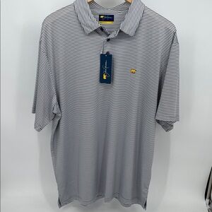 Jack Nicklaus Polo Golf Striped Shirt Men Large NWT